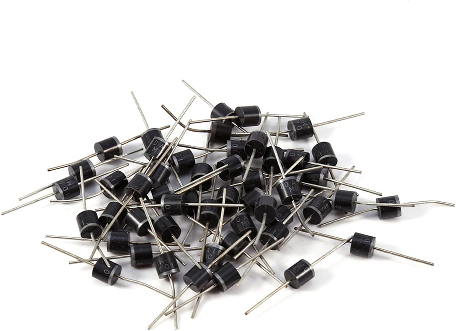 50Pcs 10A10 1000V Diode 12V High Voltage Rectifying Diodes One Way Electrical