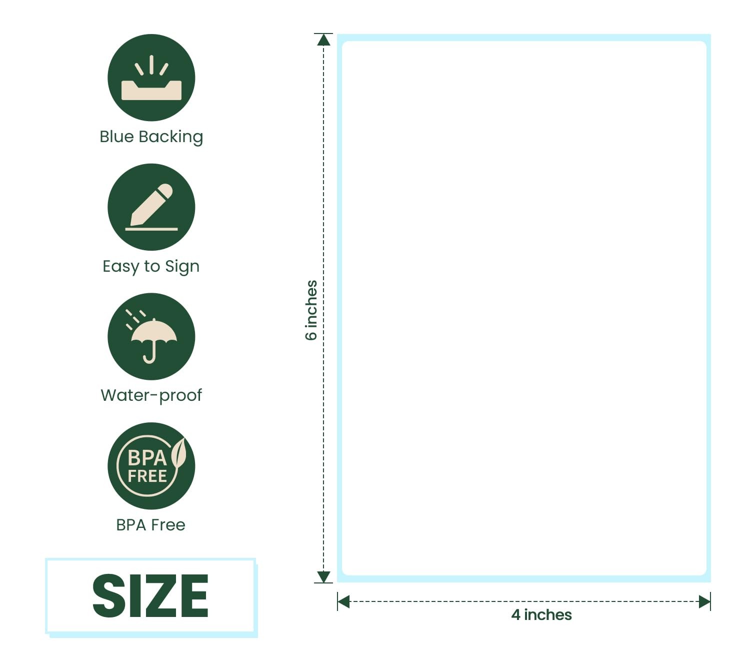 PresicioMark 500 Fanfold 4″x6″ Labels