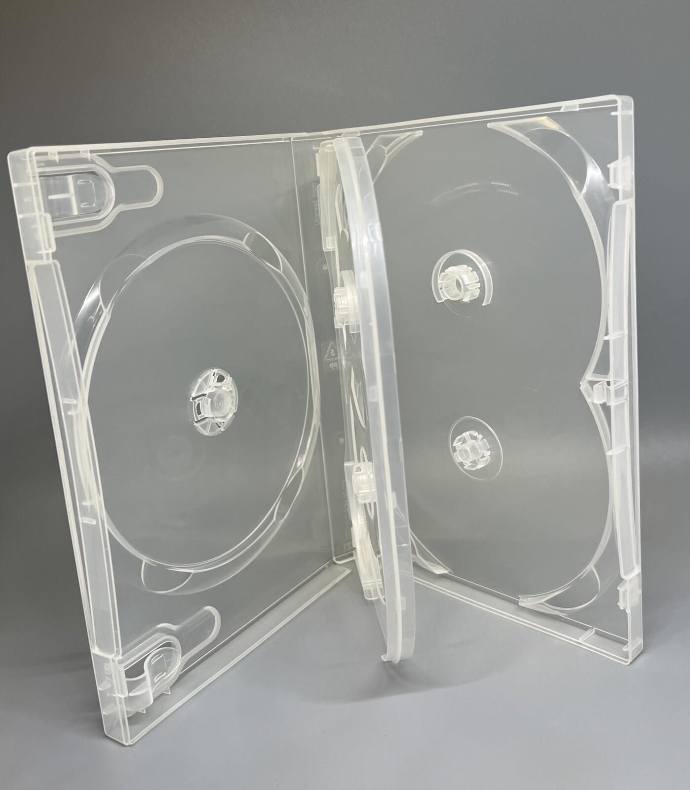 2 Top Quality Original Scanavo 22mm Multi 7 DVD Case, Clear, DVD7/ONET.PB3.KR