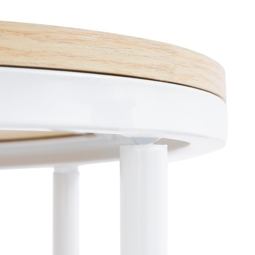 360° Rotating Free Standing Clothing Display Rack – 55.1in Round Design