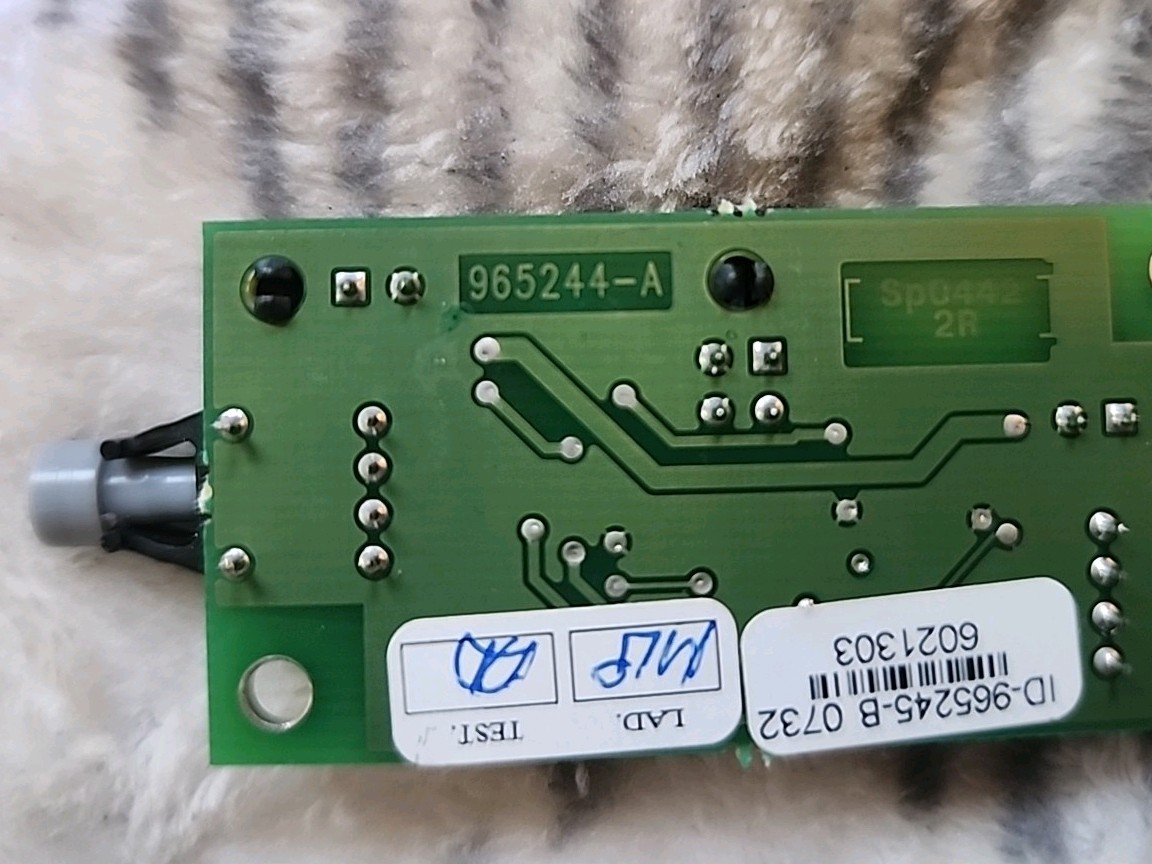PHILIPS MEDICAL SYSTEMS 965244-A COUCH LIMIT SWITCH BOARD FOR MRI
