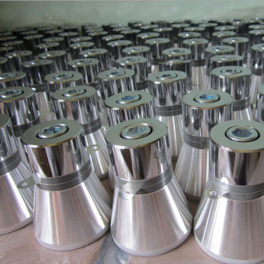 60W 40KHz Aluminum Alloy Ultrasonic Piezoelectric Transducer Cleaner Silvery