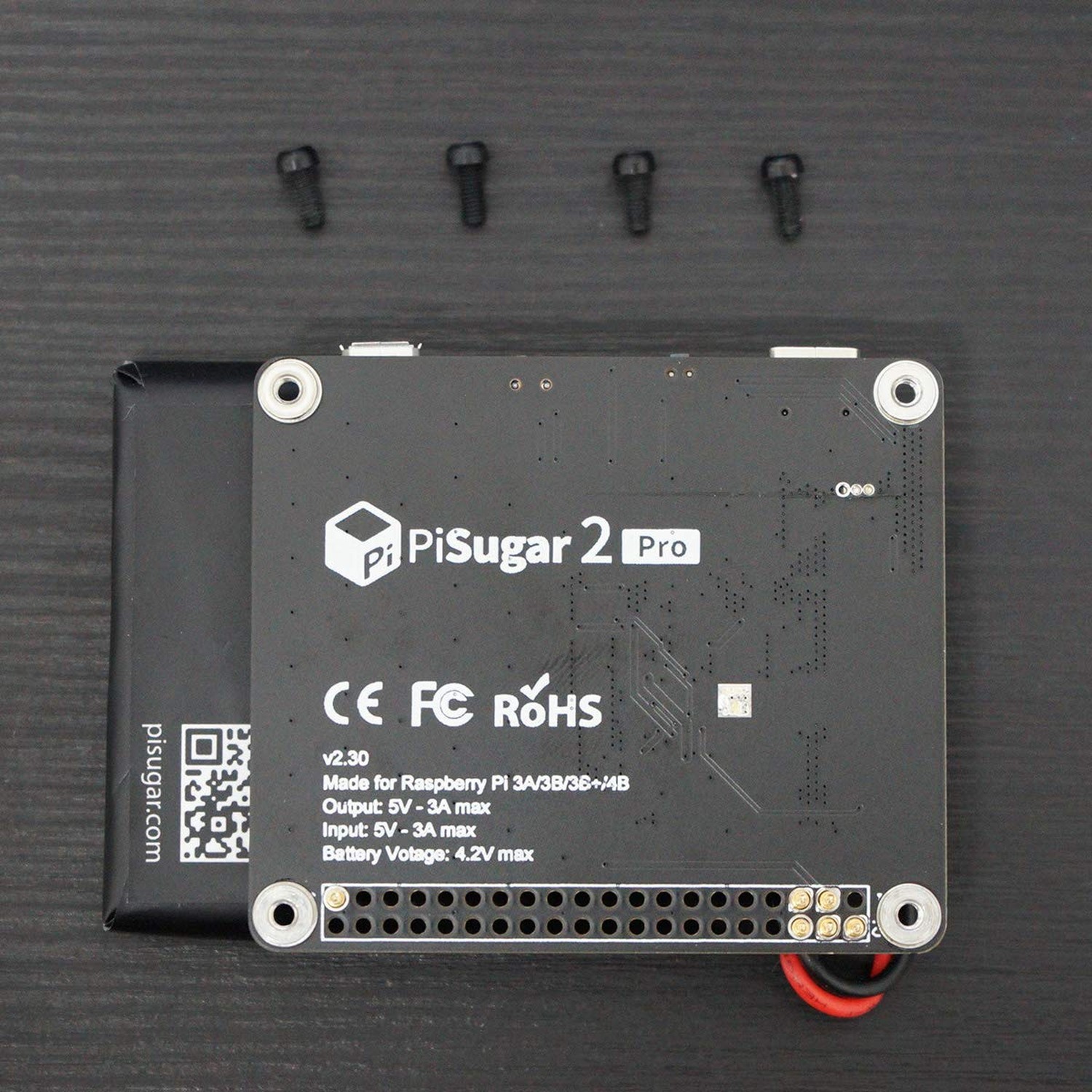 Pisugar2 Plus Portable Module Platform for Every Raspberry Pi 3B/3B+/4B Model…