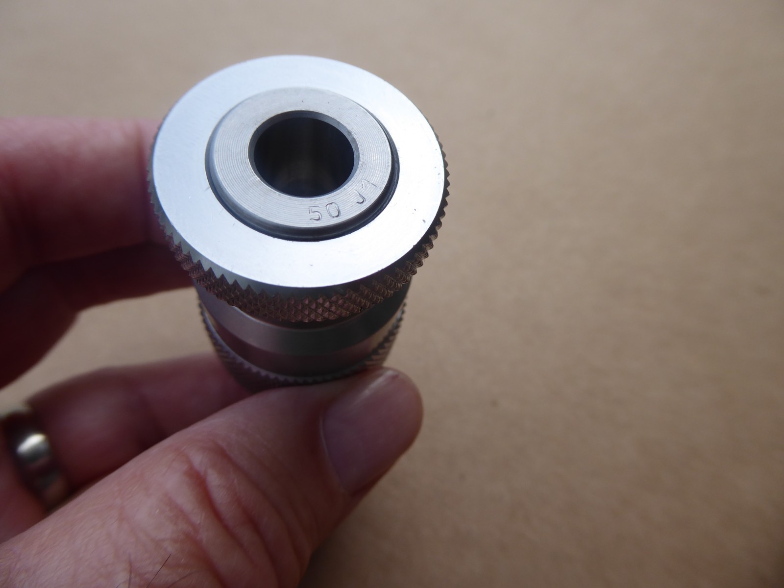 Keyless Drill Chuck, 0.6 – 7.4 mm, 50 J1 Inner Taper Mount, NOS, Germany