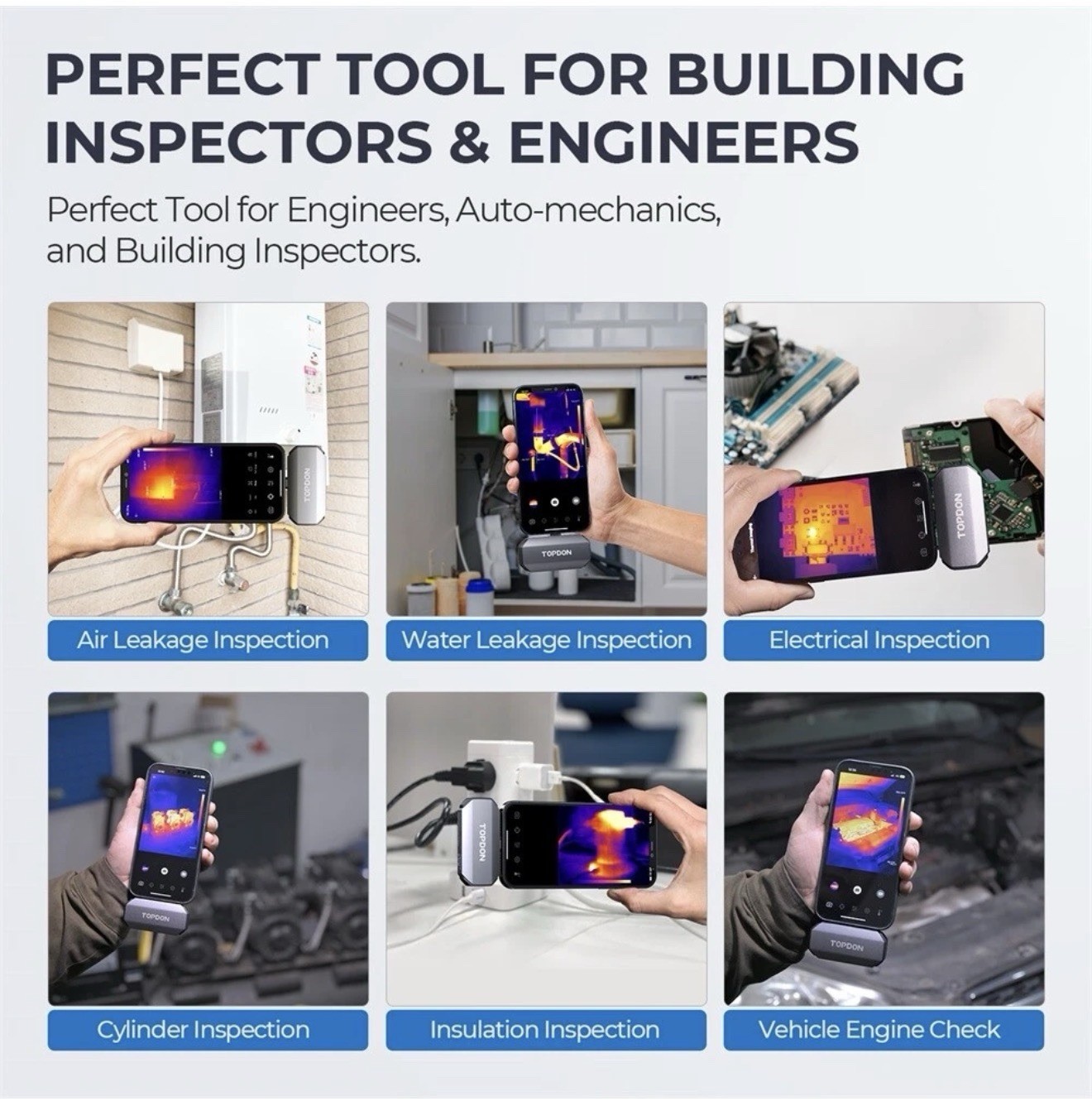 Topdon TC002 IOS 256 X 192 Pixels Thermal Imaging Camera (TD52120003)