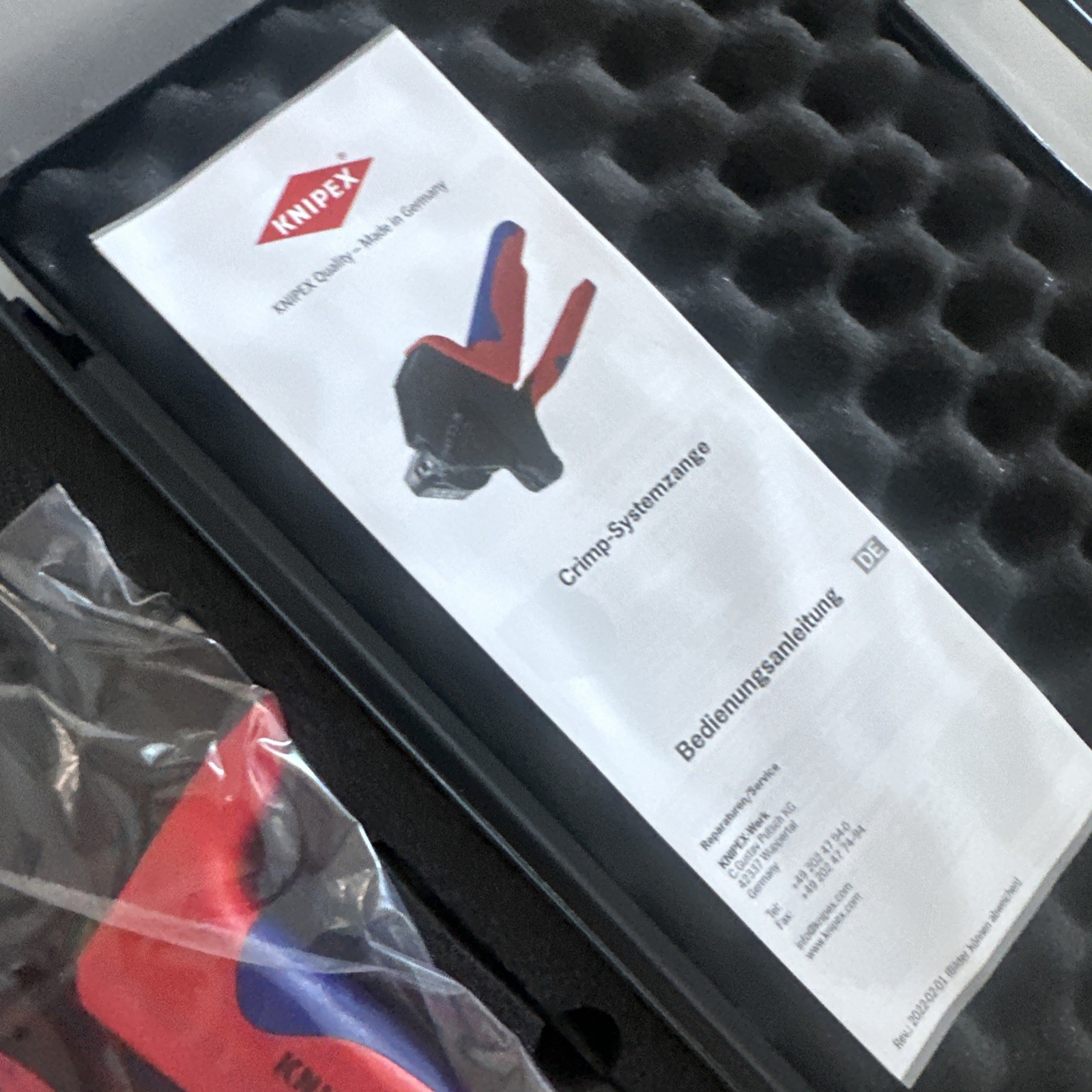 KNIPEX Tools 97 43 200 A Crimp System Pliers for Exchangeable Crimp Profiles