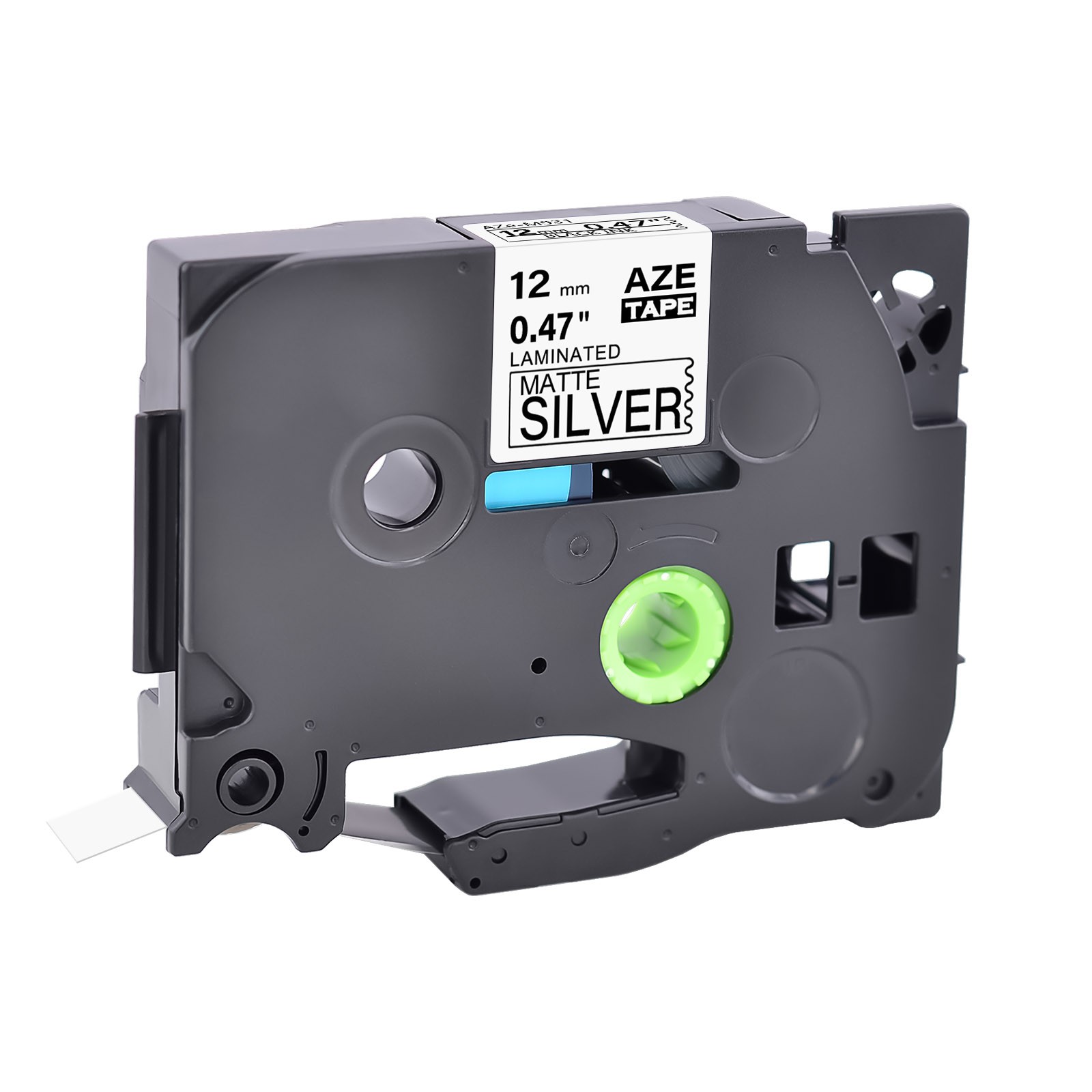 4x TZ-M931 TZe-M931 Matte Black On Silver Label Tape For Brother P-Touch Printer