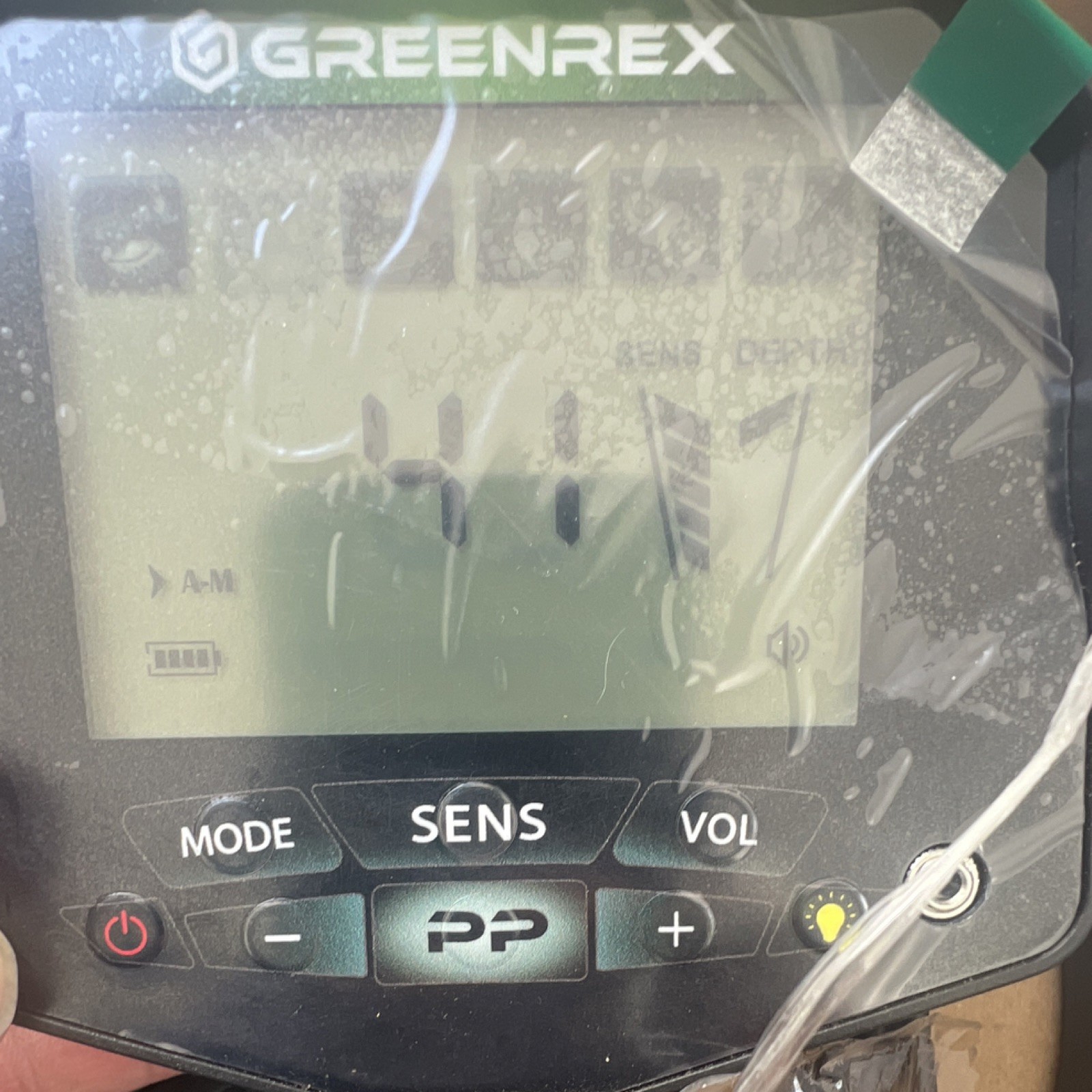 GREENREX REX-8 Ground Search Metal Detector, Waterproof, Backlight