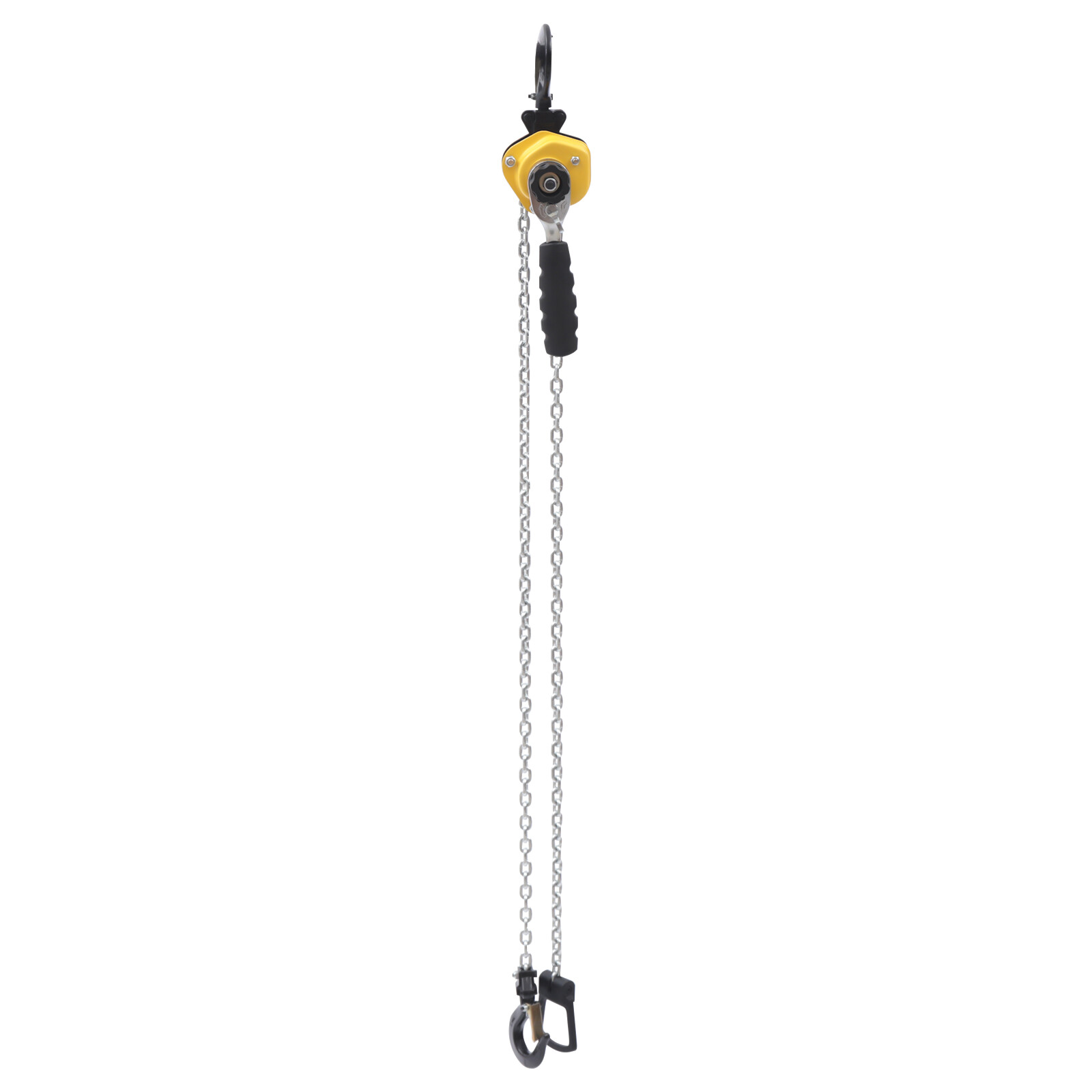 Small Lever Block Chain Hoist Ratchet Type Come Along Puller 5 FT Lift 0.25 Ton