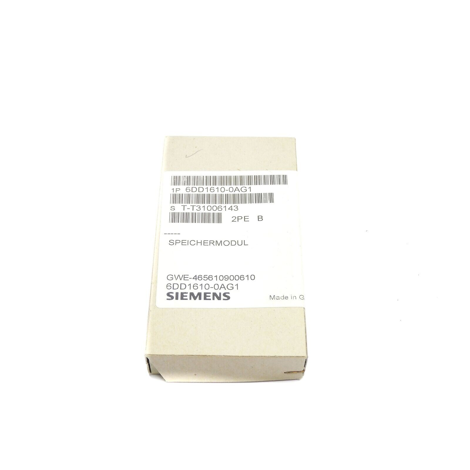 6DD1610-0AG1 New Siemens 6DD1 610-0AG1 SIMADYN D MEMORY SUBMODULE
