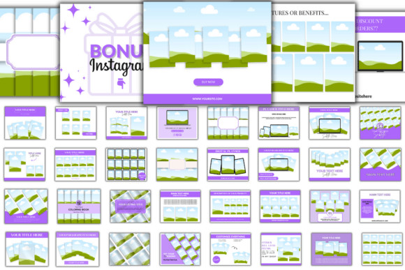 135 Etsy Mockups Canva Template | Editable Product Mockup Bundle 777