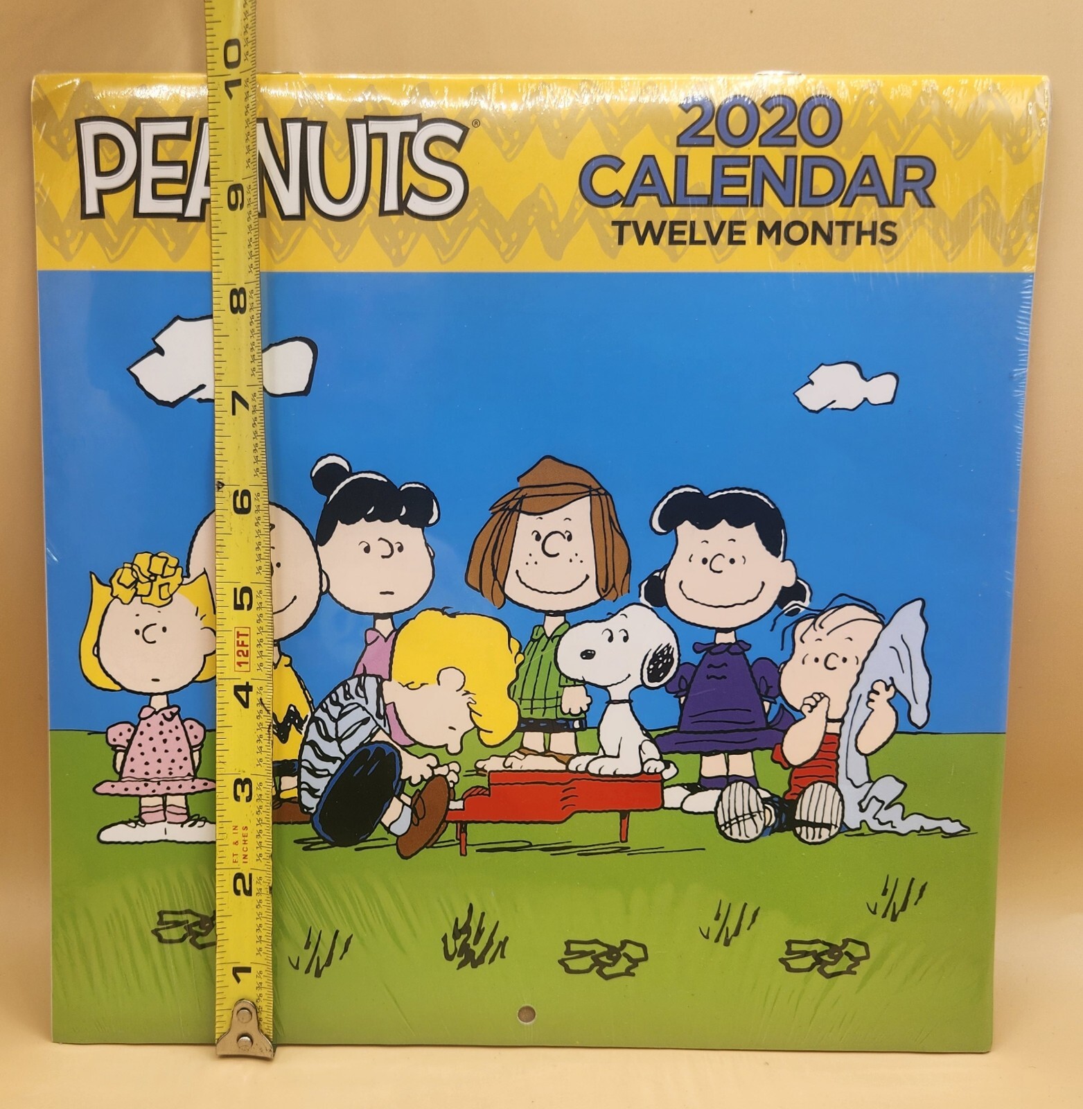 2020 PEANUTS 12 months WALL CALENDAR Sealed Snoopy & The Gang, BRAND NEW