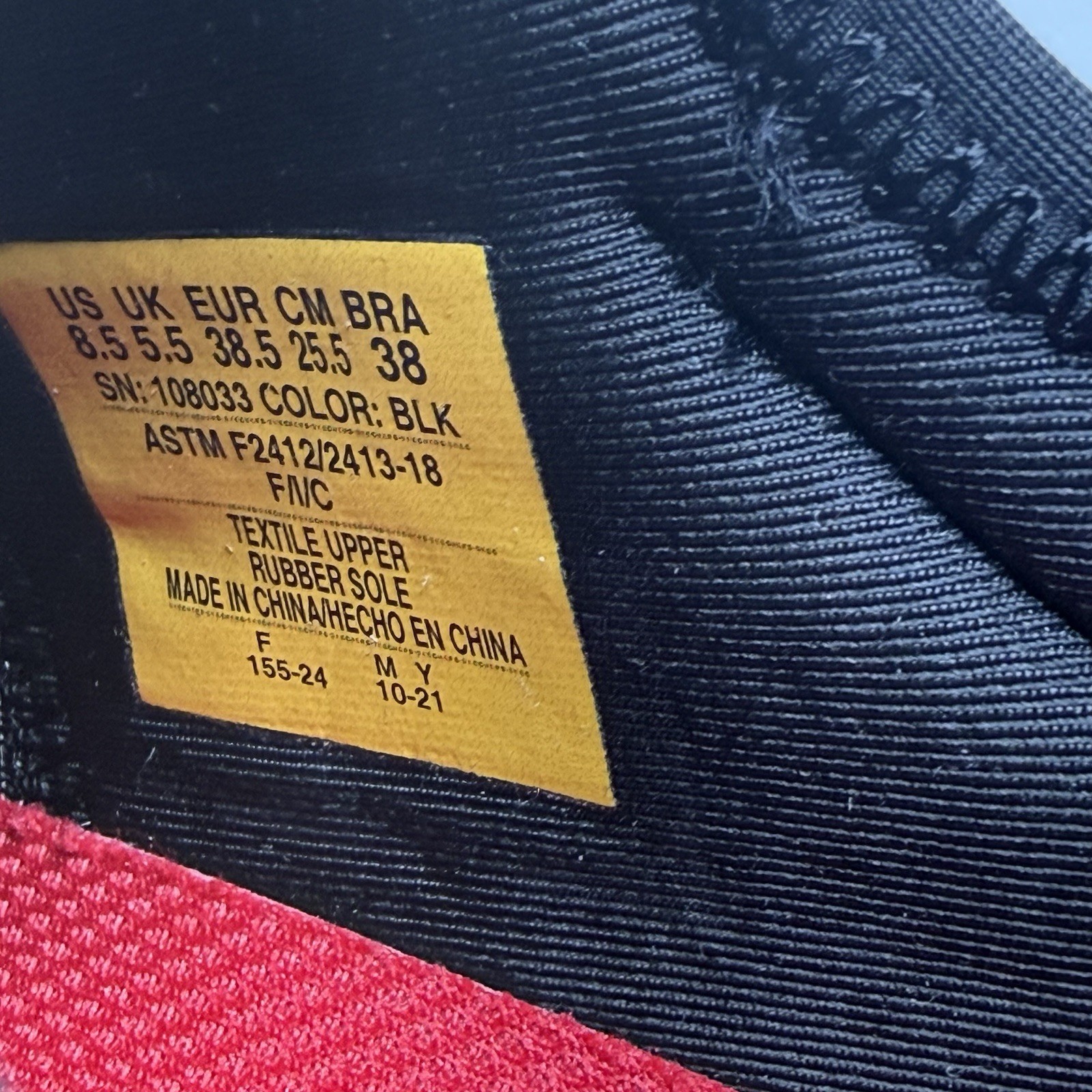 Skechers Work Bulklin Balran Comp Toe Shoes Women’s 8.5 Black 108033 New