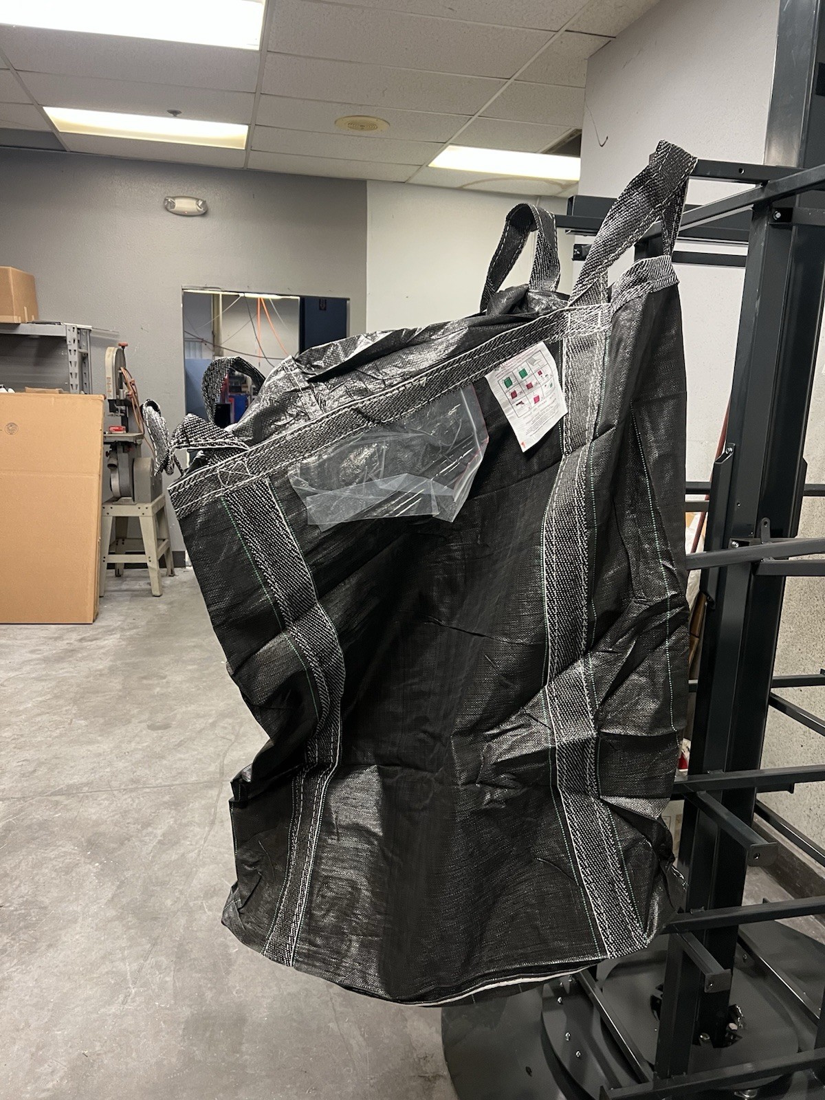 New 3000 lb Cap Duffel & Spout 35x35x40″ FIBC Tote Bulk Bag Super Sack 50 Ct.