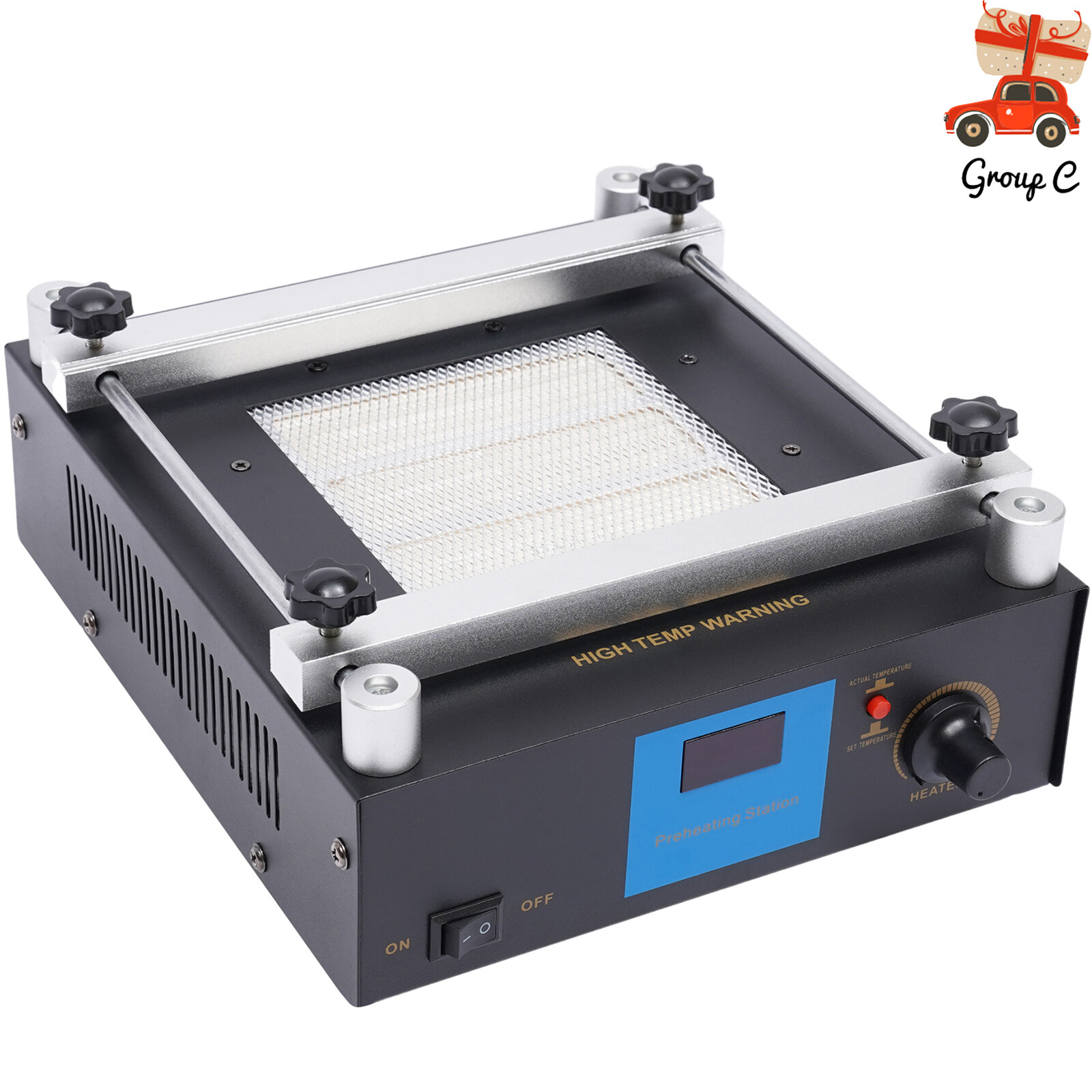 YIHUA 853A Infrared Preheater BGA Rework Station Preheating Station 450W TOP