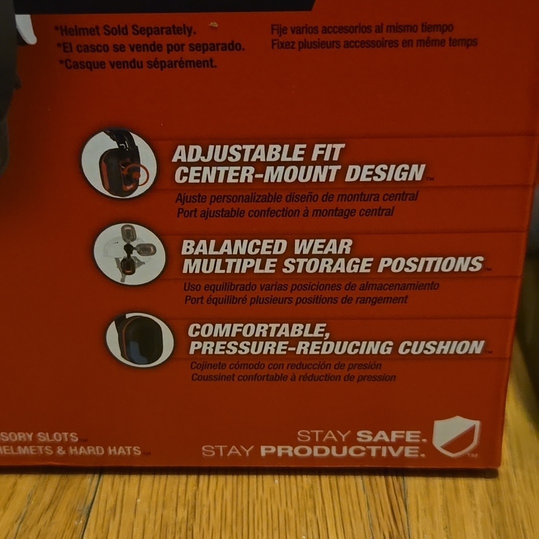 2 pair Milwaukee BOLT 24dB Earmuffs Center-Mount Design 48-73-3250 * NEW SEALED