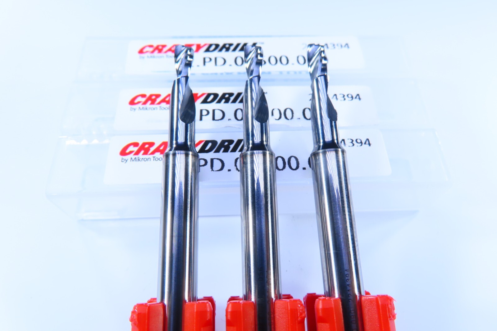 LOT ( 6 ) NEW MIKRON TOOL CRAZYDRILL .1378″ COOL PILOT SOLID CARBIDE PILOT DRILL