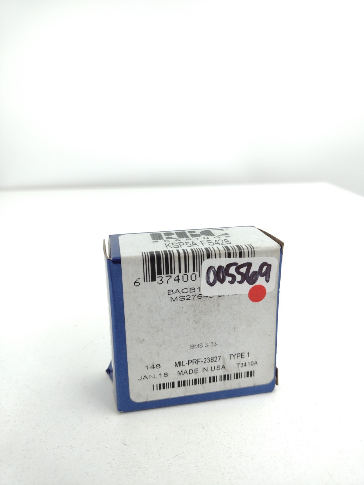 *** RBC Bearings KSP5A FS428 Airframe Control Ball Bearing 0.3125-inch Bore