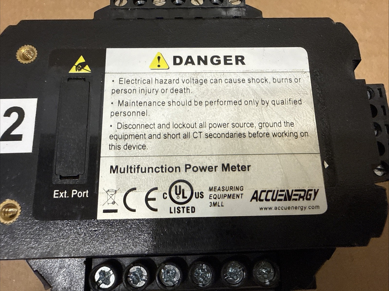 Accuenergy Acuvim IIR-M-333-P1 Power Energy Meter Same As Pictures