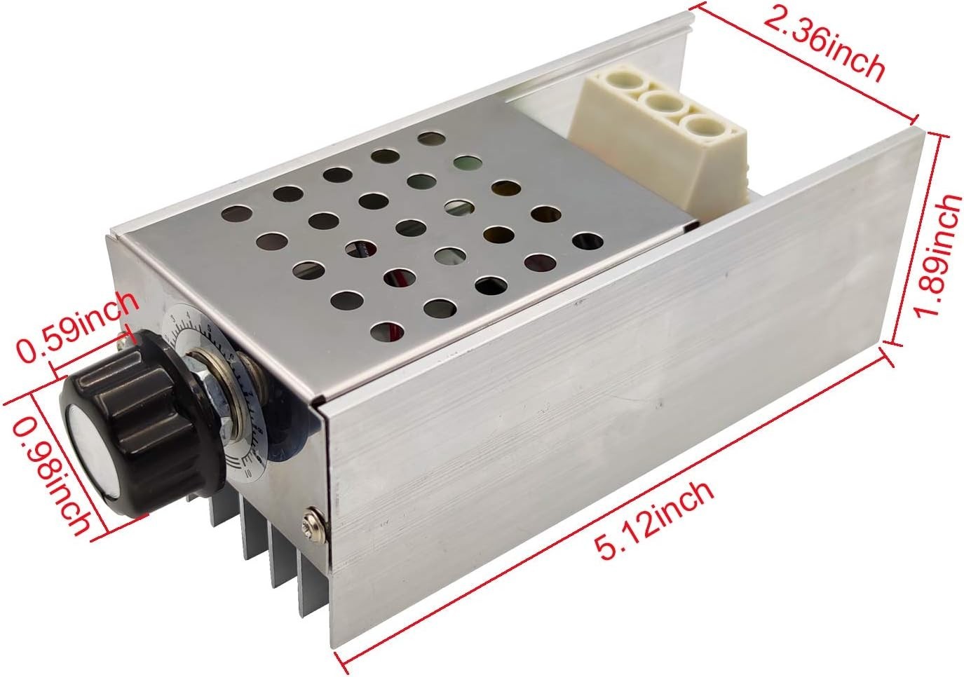 High Efficiency SCR Voltage Regulator for 110V-230V AC Systems – 10000W Capacity