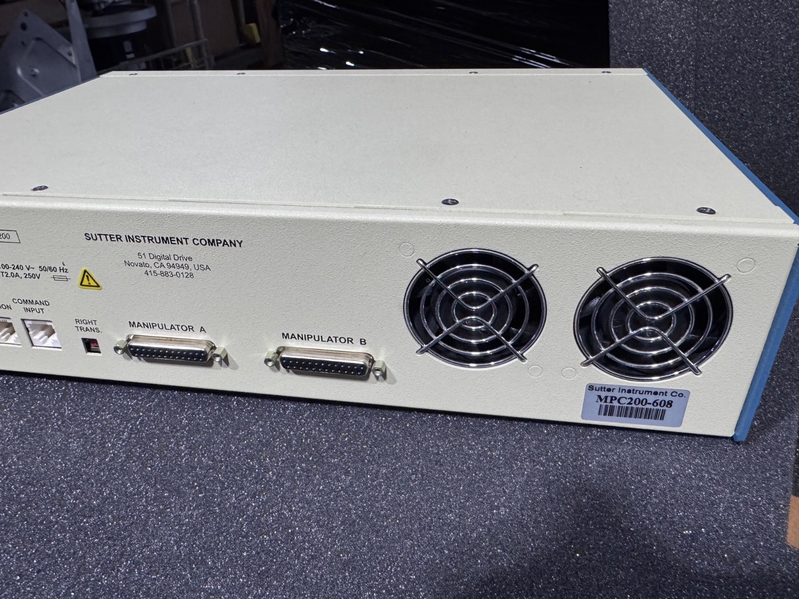SUTTER INSTRUMENT MPC-200 Controller with MP-225 MICROMANIPULATOR and ROE-200