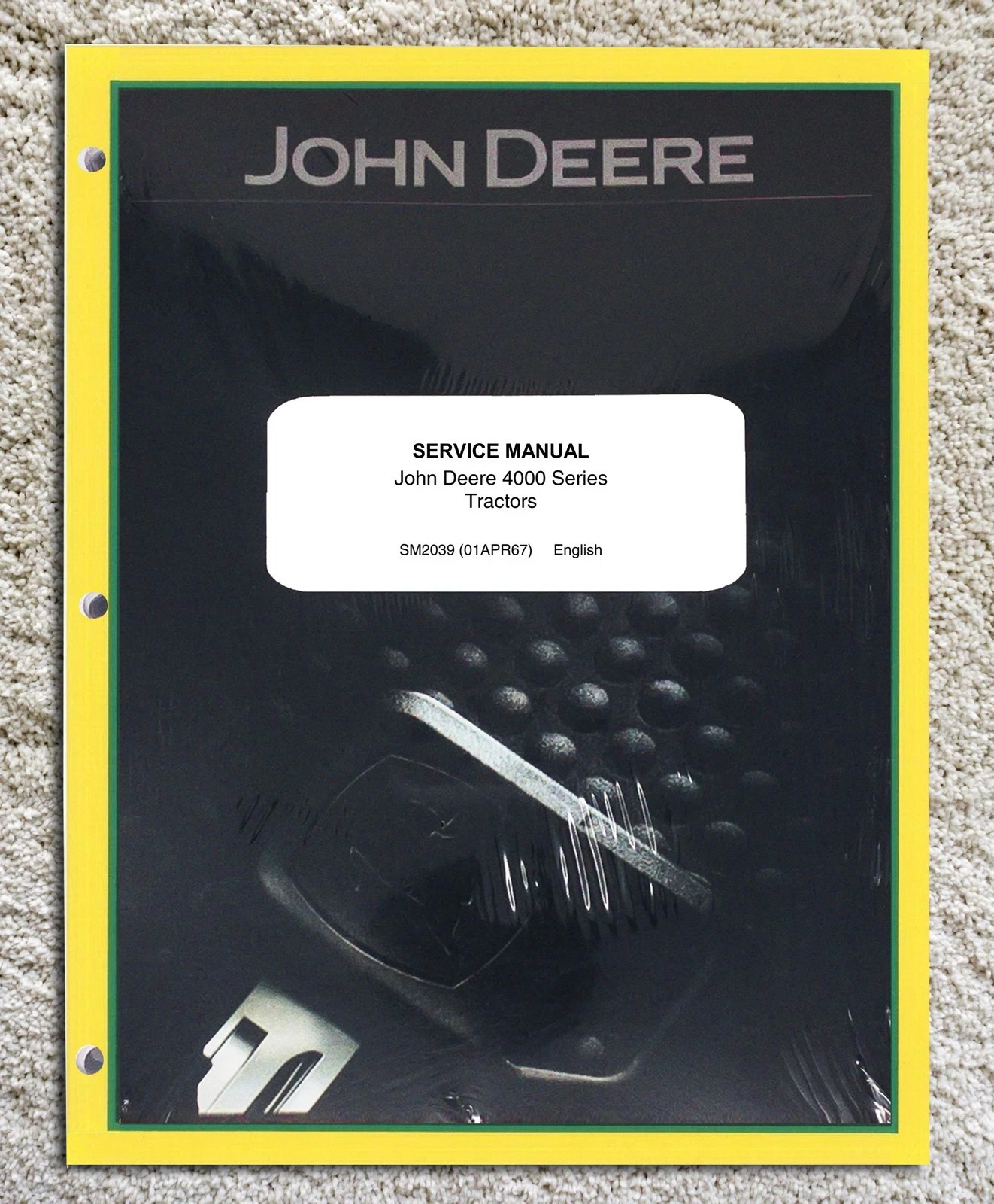 John Deere 4000, 4010, 4020 Tractor Technical Service Shop Repair Manual Book