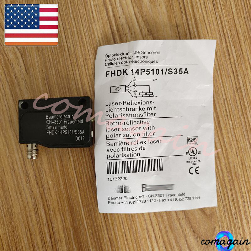 Photoelectric Sensor For BAUMER FHDK-14P5101-S35A FHDK 14P5101/S35A New In Box