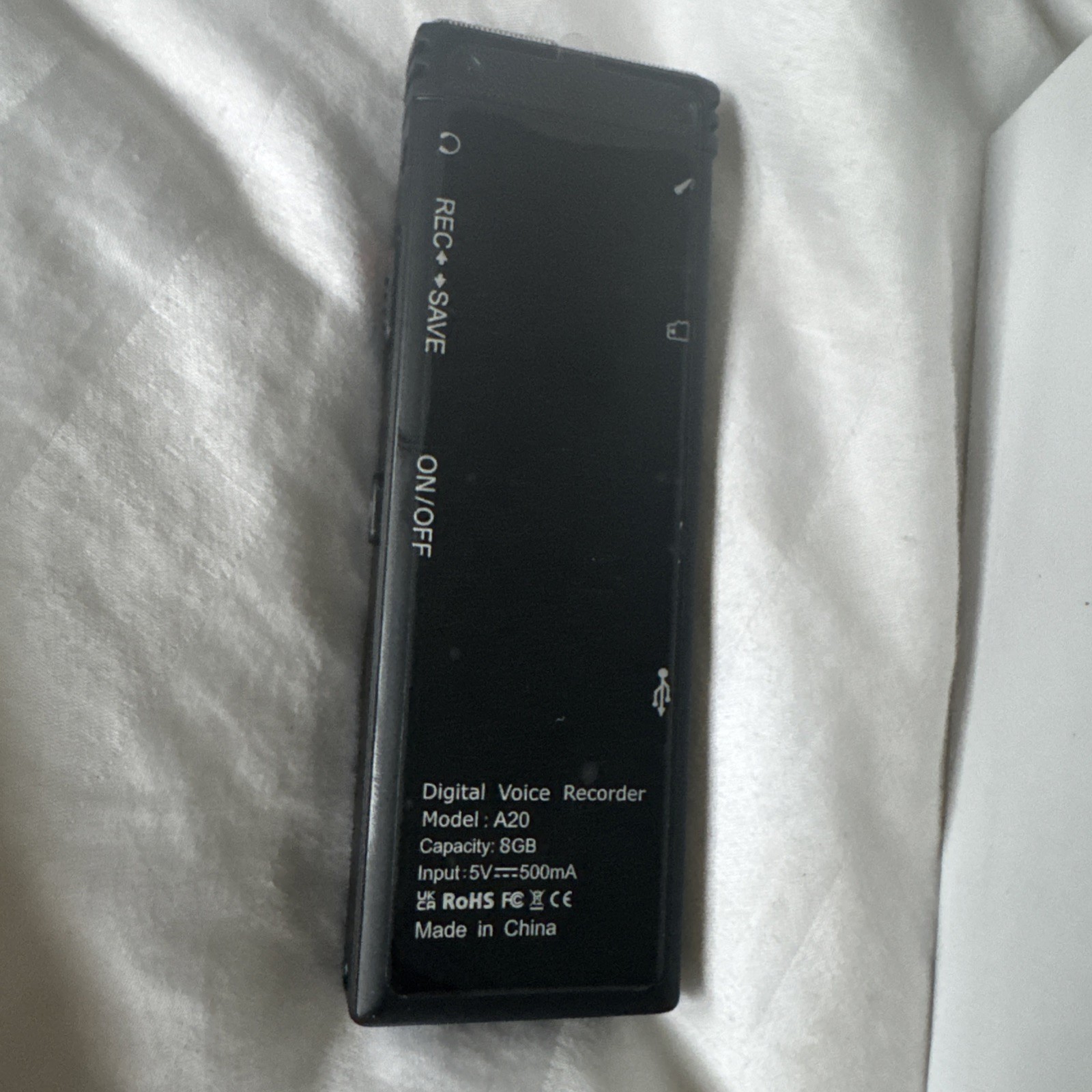 136GB Digital Voice Recorder with Playback,9000 Hours Audio Recording NIOB