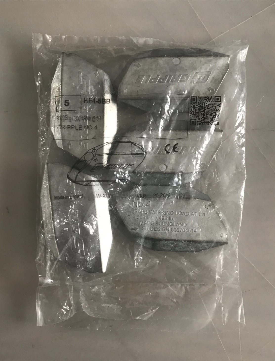 5 Pack – Gripple #4 Standard Hanger / Cable Lock Holders HF4-5BB