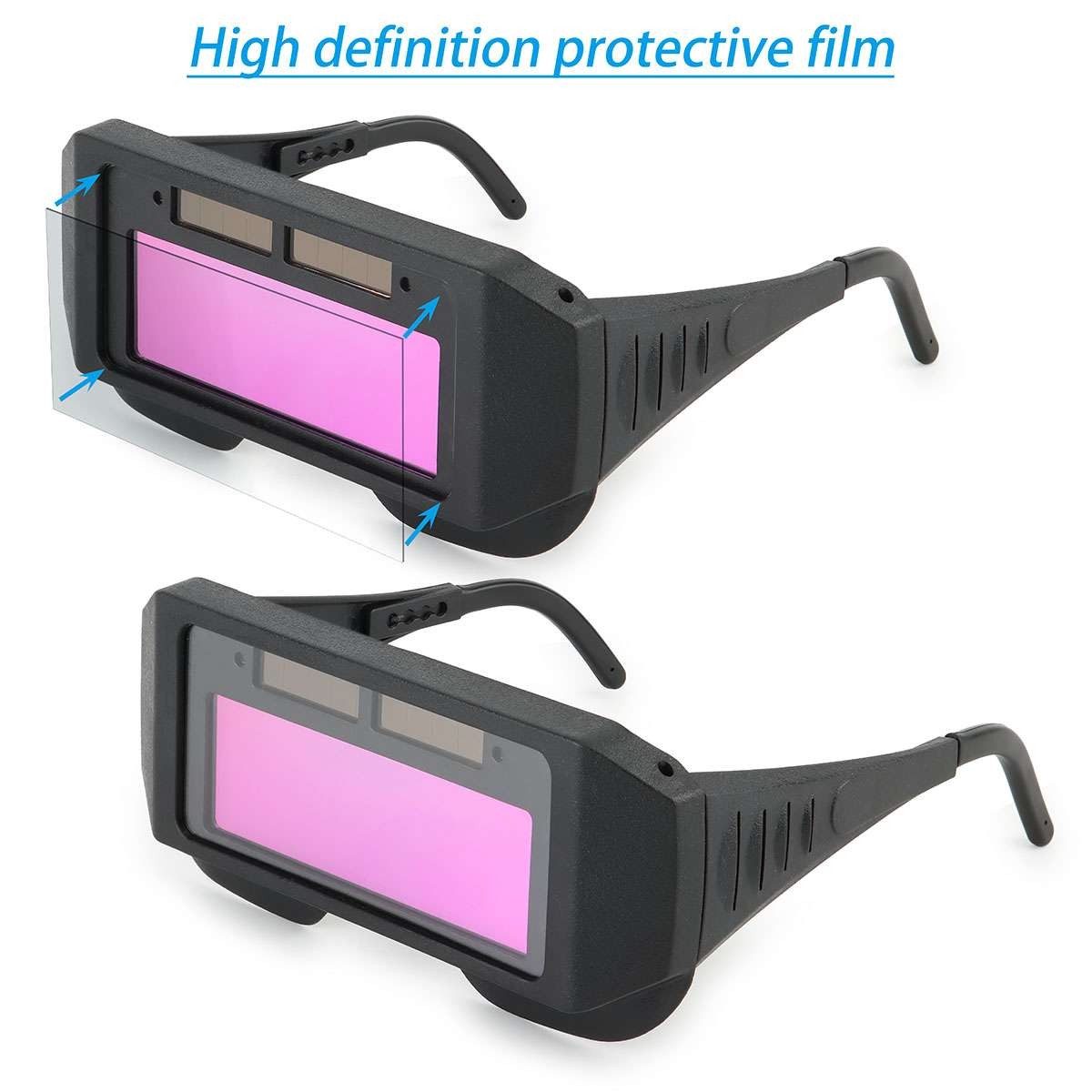 Auto Darkening Welding Glasses,Solar Welding Goggles Mask Helmet,Welder Goggle