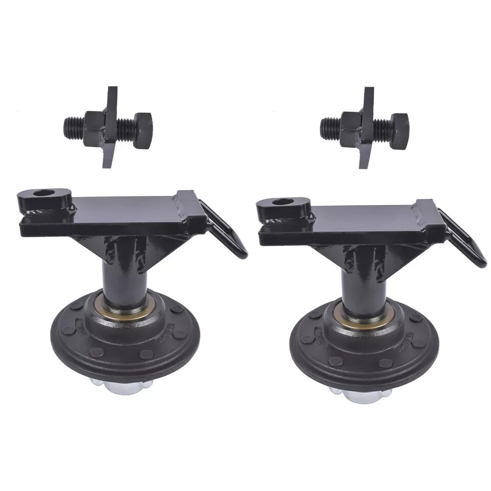 8000LB 8 x 6.5 Lug Shipping Container Wheels Steel Bolt-on Spindle Kit New,