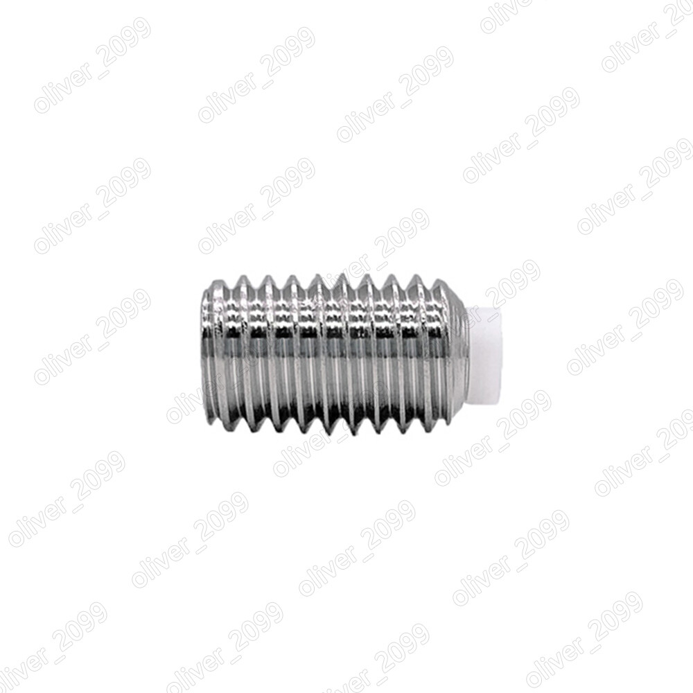 304 Stainless Steel Hexagon Socket Set Screw With Nylon Dog Point M3 M4 M5-M12