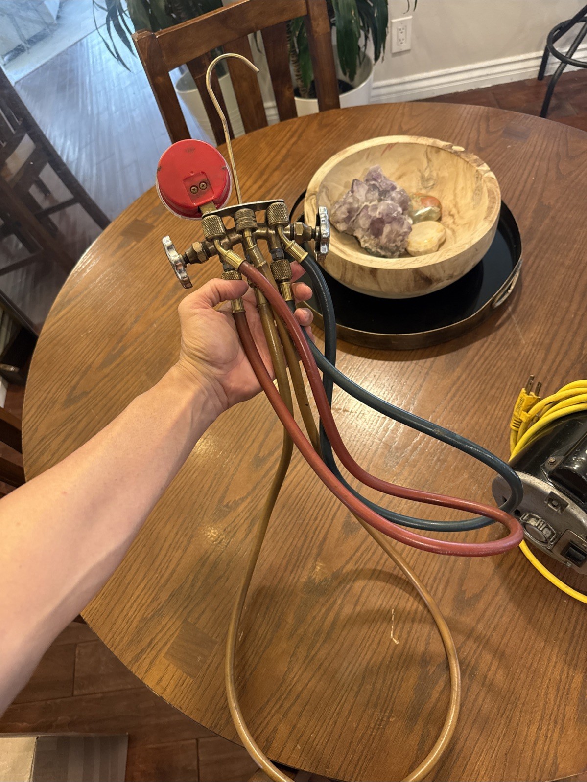 JB Industries FastVac DV-142N 2-Stage 1/2HP Vacuum Pump 5cfm + Accessories