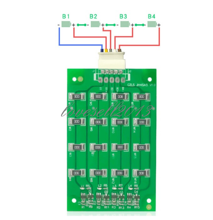 14.6V 500MA 2S 3S 4S balance board LiFePo4 3.2V lithium battery balancer voltage