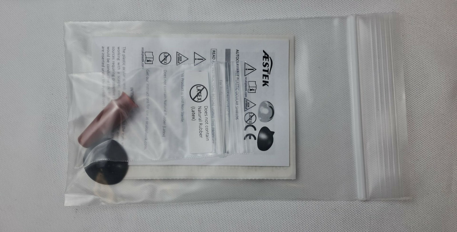 3Pc Marina Medical Plastic Autoclavable Ocular Shield Set- 21.5mm, 25mm, 27mm