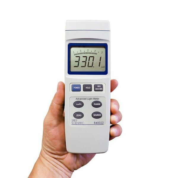 SPER SCIENTIFIC 840022 Broad Range Lux/FC Light Meter