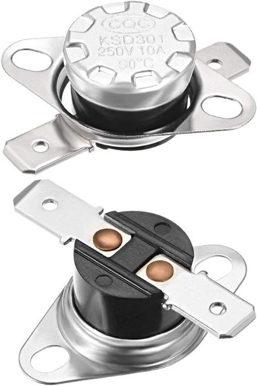 KSD301 90°C 194°F 10A Normally Closed N.C Adjust Snap Disc Number of Items: 2