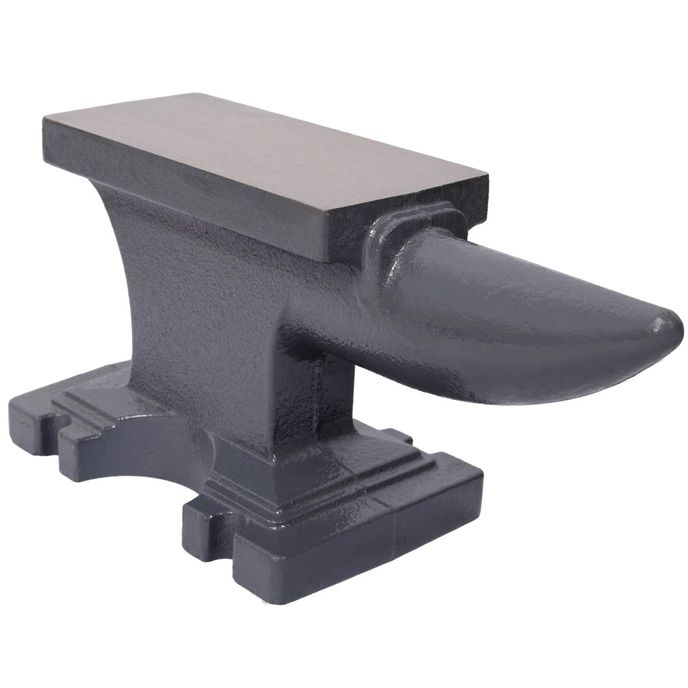 55LB(25KG) Gray Cast Iron Anvil, Square Horn & Stable Base