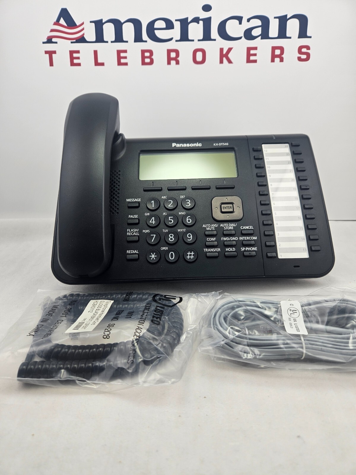 Panasonic KX-DT546 Digital Telephone with 24-Buttons & 6-Line Backlit LCD
