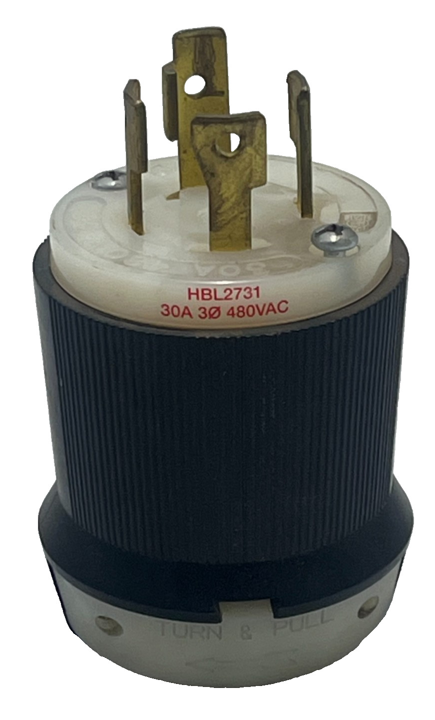 HUBBELL HBL2731 Twist-Lock Industrial Connector Body 30A 480VAC