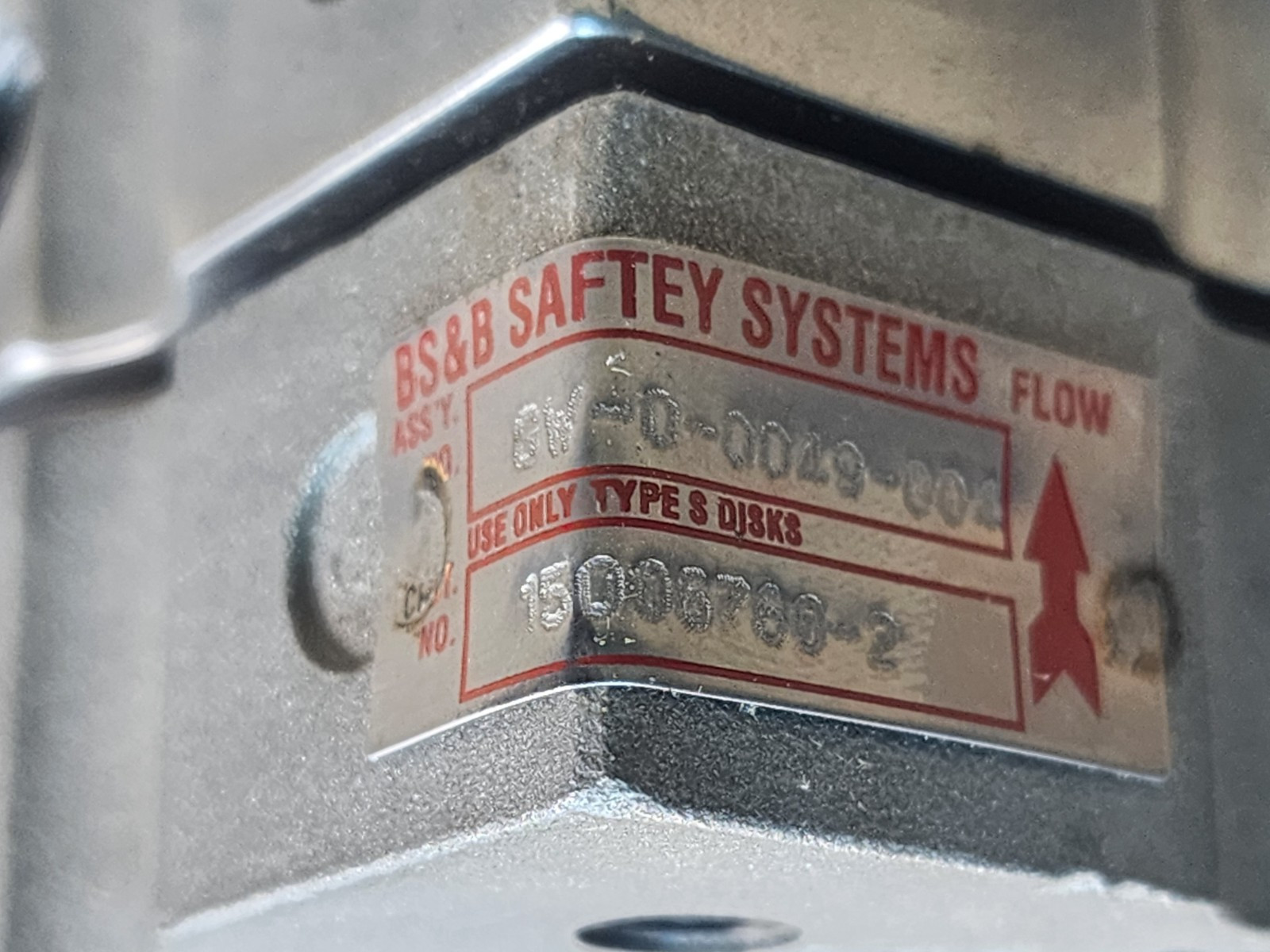 🤠 NEW BS&B SAFETY SYSTEMS 3″ RUPTURE DISK SAFETY HEAD HOLDER SRB-7RS GW-0-0049