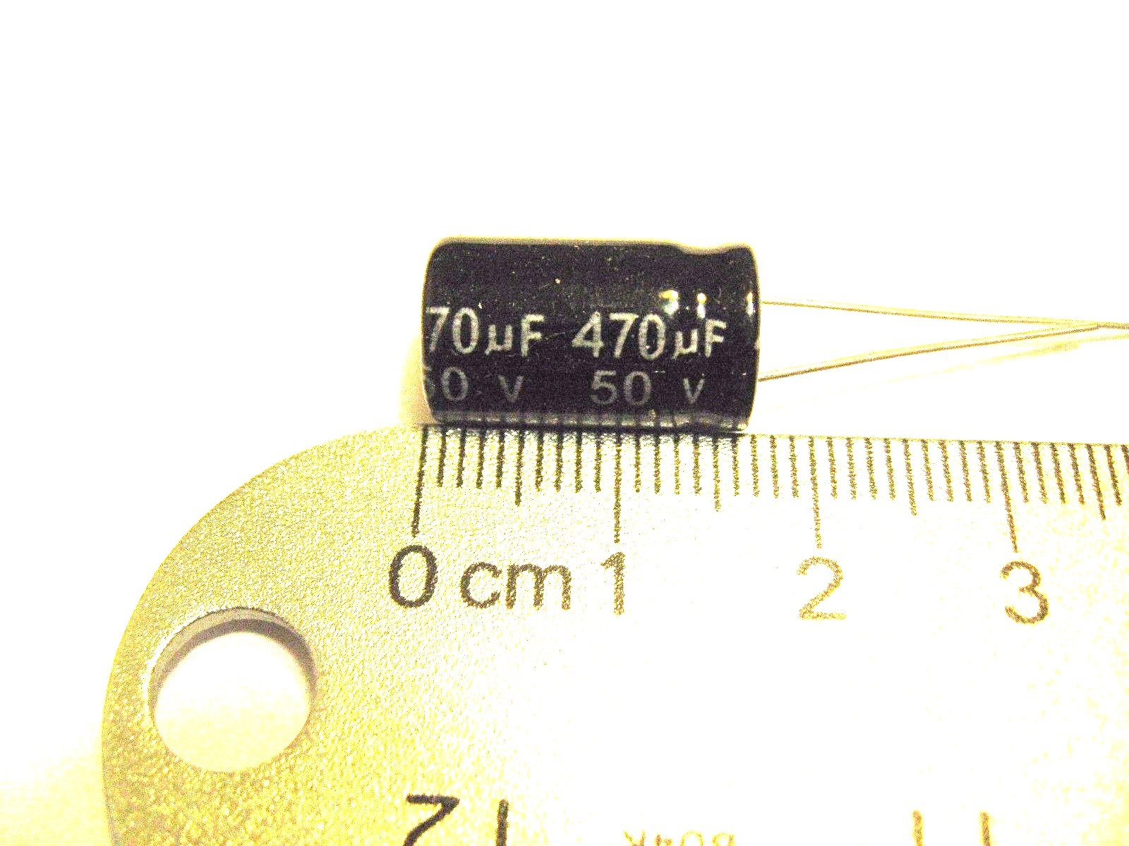 470uF 50V (10x) Electrolytic Capacitors 50V 470uF Volume 10×17 mm