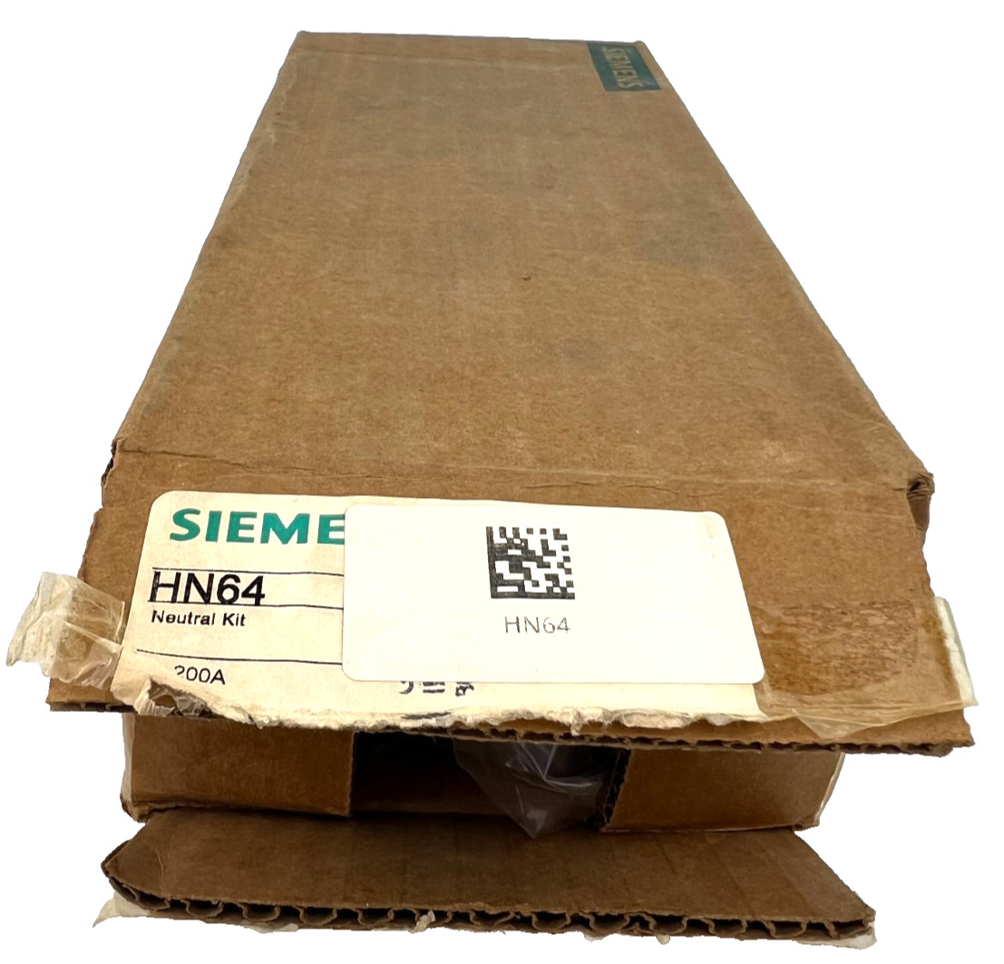 Siemens HN64 Neutral Kit 200 Amp Standard Safety Switch 600V— NEW