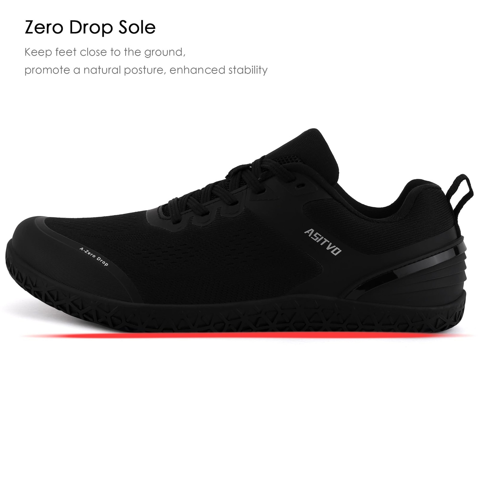 ASITVO Wide Barefoot Shoes Men Gym Zero Drop Sole Minimalist Cross Trainer Wi…