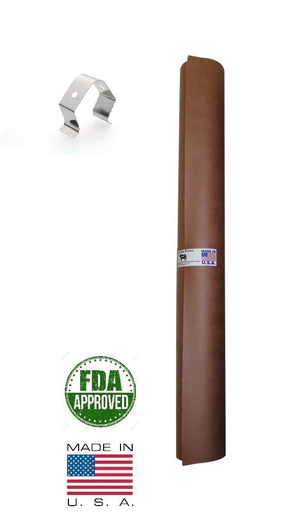 24″ x 100′ Pink/Peach Butcher Paper Roll Smoker Safe Aaron Franklin BBQ Style