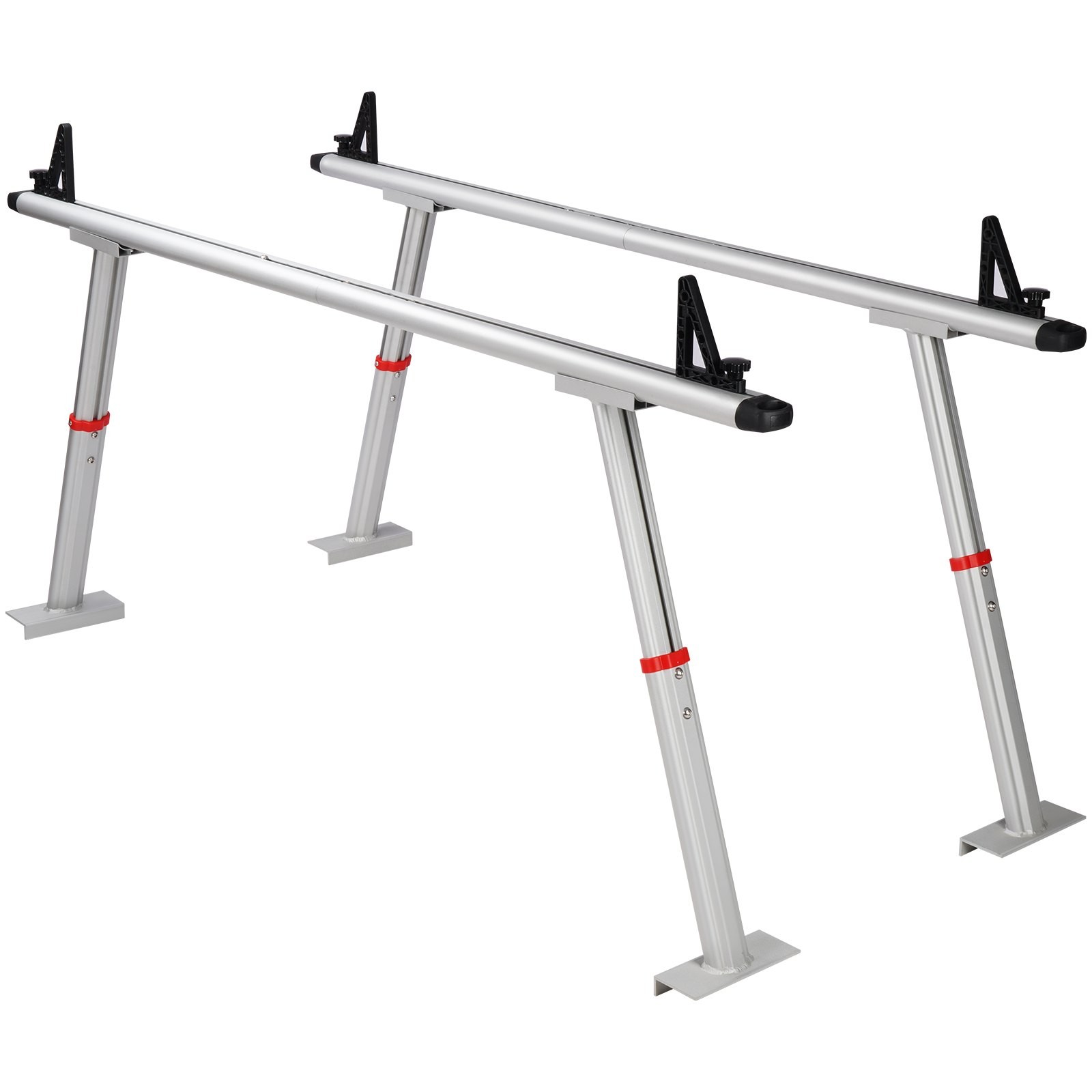 Truck Rack,800 lbs Capacity,19-34in Adjustable Height,Aluminum Ladder Rack for T