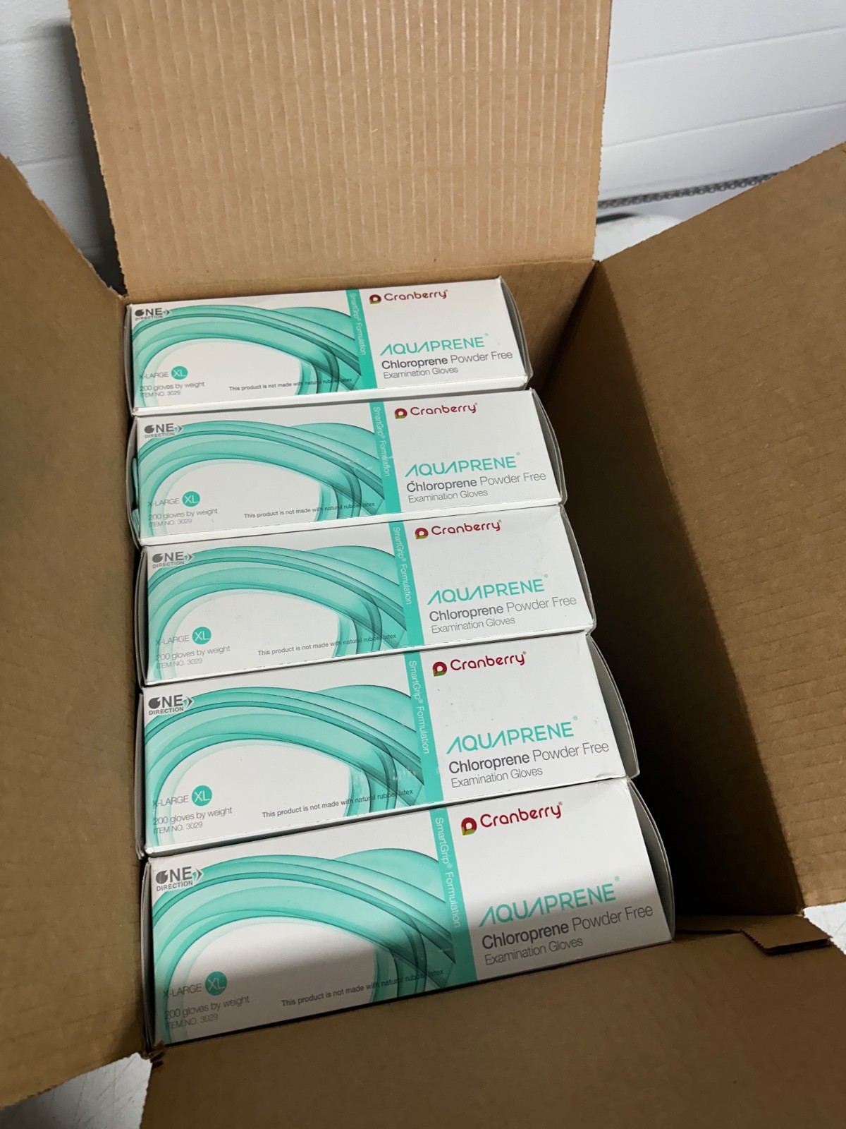 Wholesale Bulk Lot 17 Cases Cranberry Latex Gloves 170 Boxes 34k Pcs DUST USE