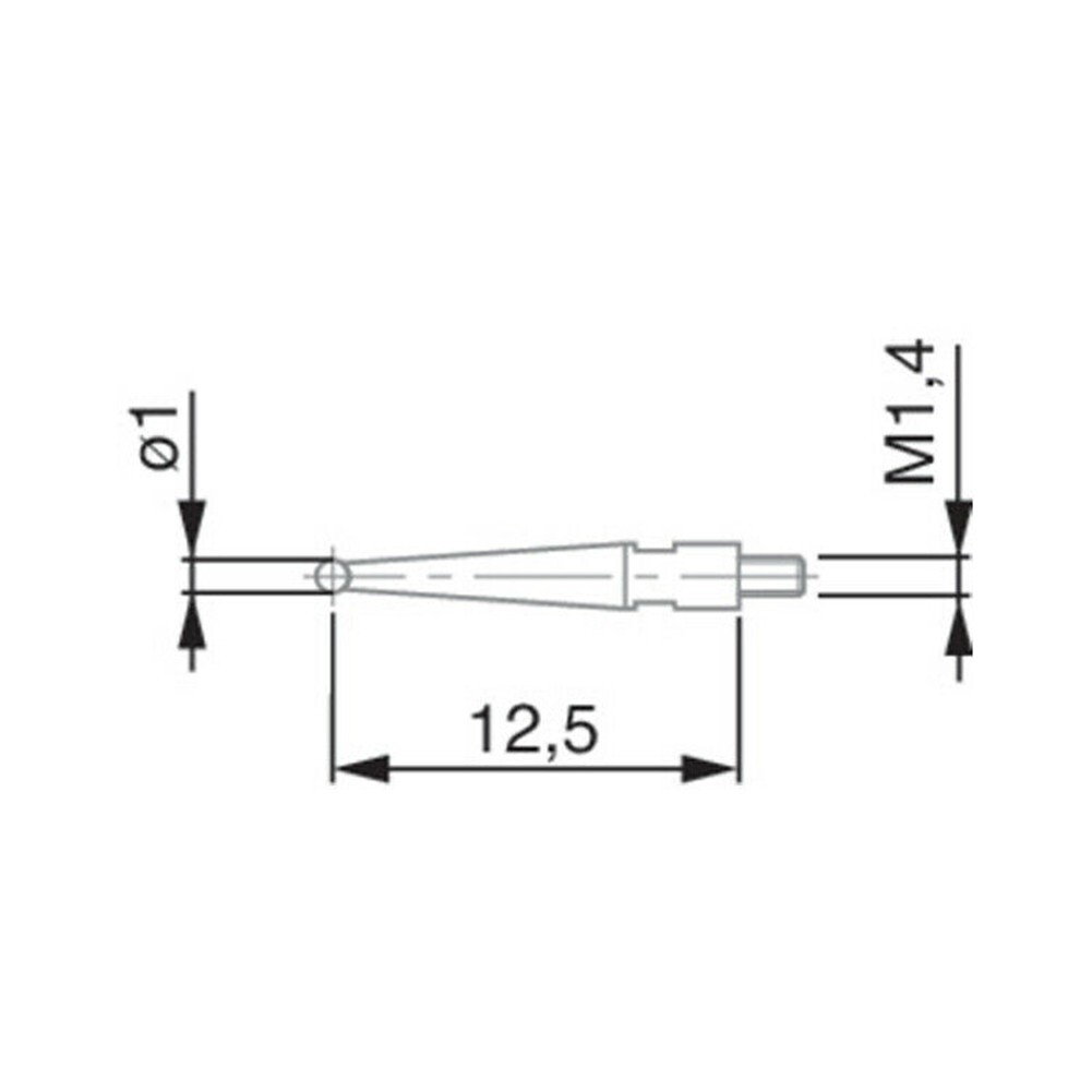 Contact Point Stylus Ball Diameter 0.04″/1mm Carbide High Quality Material