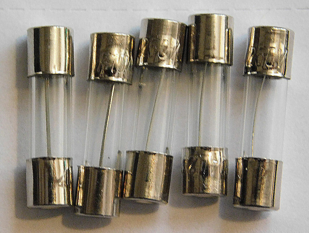 (5) 15A F15AL250V 5X20mm (3/16″ x 3/4″) FAST BLOW Glass Fuse ~ USA Shipping