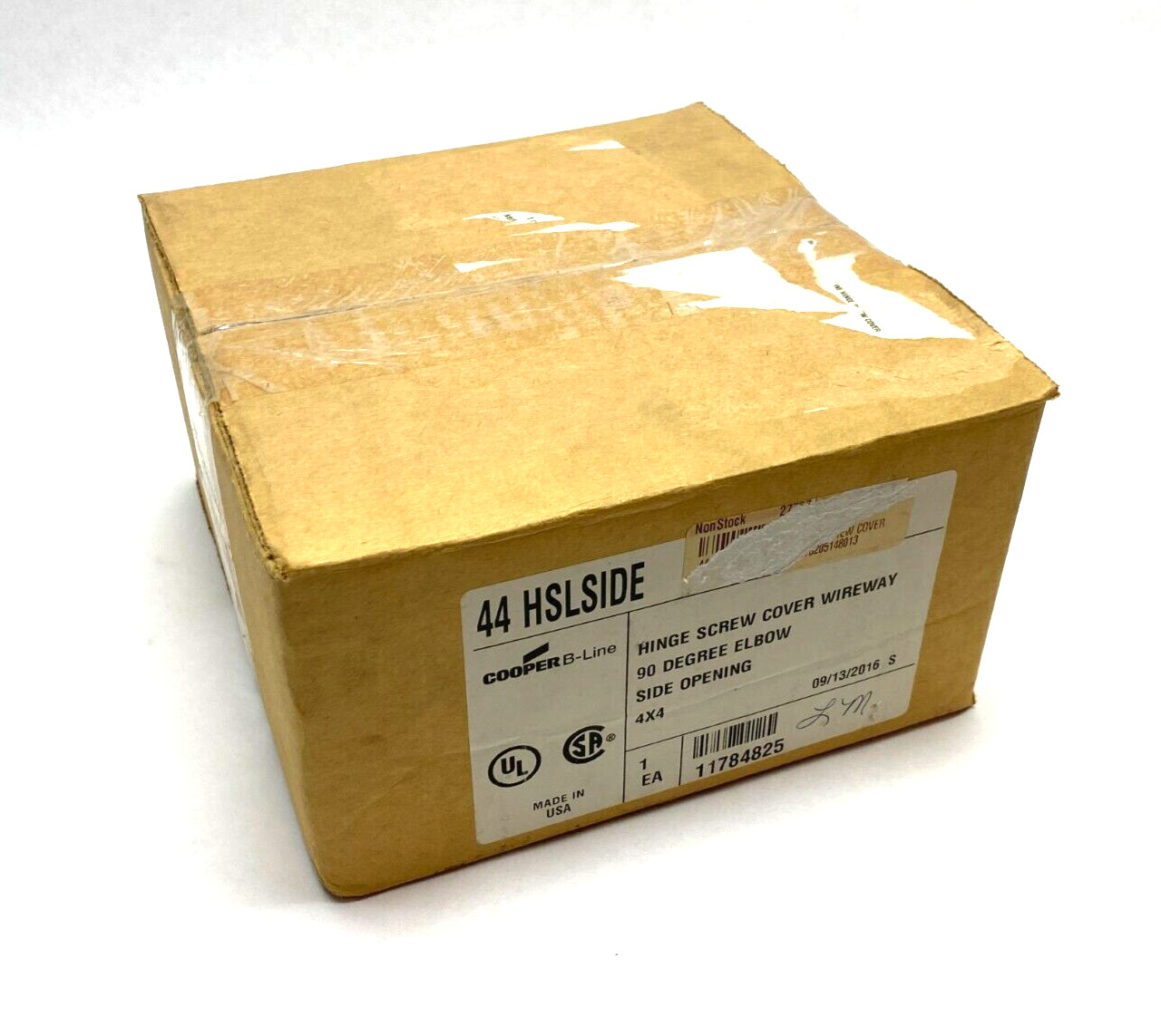 Cooper B-Line 44HSLSIDE Wireway Elbow Hinge Screw Cover 90-Degree Side Opening